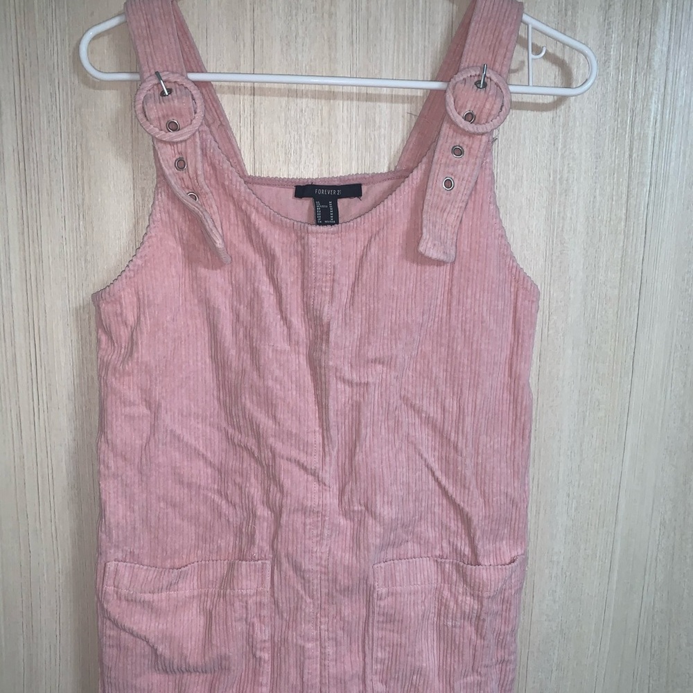 Pink Corduroy dress